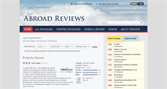Desktop Screenshot of abroadreviews.com